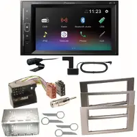 Pioneer DMH-A240DAB DAB+ Bluetooth Einbauset für Ford Focus Fusion Galaxy S-Max
