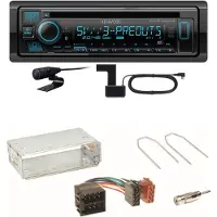 Kenwood KDC-BT960DAB Bluetooth DAB USB Einbauset für Citroen Berlingo bis 2007