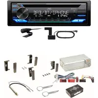 JVC KD-DB922BT Bluetooth Digitalradio USB CD Einbauset für Audi A3 8L