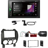 Pioneer DMH-A3300DAB USB Digitalradio MP3 DAB+ Einbauset für Mazda 2 2008-2014
