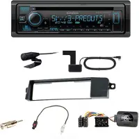 Kenwood KDC-BT950DAB Bluetooth Digitalradio CD Einbauset für BMW 3er E46