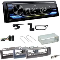 JVC KD-X472DBT Digitalradio USB MP3 FLAC Einbauset für Renault Megane Scenic 1