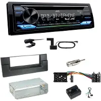 JVC KD-DB912BT Digitalradio Bluetooth Einbauset für BMW 5er E39 bis 09/2000