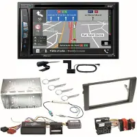 Pioneer AVIC-Z730DAB Navigation DAB+ USB Einbauset für Seat Exeo Audi A4 B6 B7