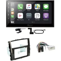 Pioneer SPH-DA250DAB USB Bluetooth DAB+ Einbauset für Mitsubishi Pajero ab 2015