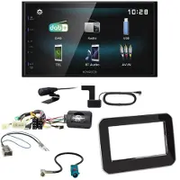Kenwood DMX-125DAB Bluetooth USB DAB+ Einbauset für Suzuki Ignis MF ab 2017