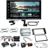 Kenwood DMX7722DABS Android Auto CarPlay Einbauset für Audi A6 4B Facelift