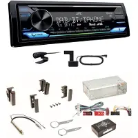 JVC KD-DB912BT Digitalradio Bluetooth Einbauset für Audi A4 B5 A6 4B C4 A8