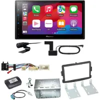 Pioneer SPH-DA77DAB CarPlay Android Auto DAB+ Einbauset für Renault Trafic 3