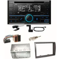 Kenwood DPX-7300DAB Bluetooth DAB Einbauset für Fiat Ducato Boxer Jumper