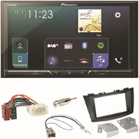 Pioneer SPH-DA230DAB CarPlay Android Auto Einbauset für Suzuki Swift Sport FZ NZ