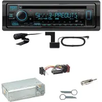 Kenwood KDC-BT960DAB Bluetooth Digitalradio Einbauset für Mercedes E-Klasse W124