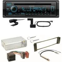 Kenwood KDC-BT960DAB Bluetooth DAB USB CD Einbauset für Seat Leon Toledo 1M