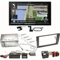 Pioneer AVIC-Z930DAB Navigation DAB+ USB Einbauset für Seat Exeo Audi A4 B6 B7
