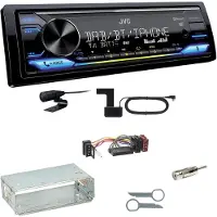 JVC KD-X472DBT Digitalradio Bluetooth USB Einbauset für Mercedes E-Klasse W124