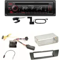 Kenwood KDC-BT450DAB Bluetooth DAB CD Einbauset für BMW E87 E81 E82 X1 E84
