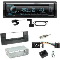 Kenwood KDC-BT740DAB Digitalradio Einbauset für BMW 5er E39 bis 09/2000