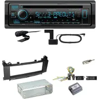 Kenwood KDC-BT960DAB Bluetooth DAB Einbauset für Mercedes A B Klasse W245 W169