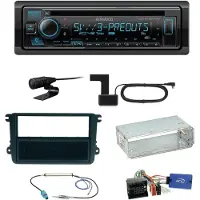 Kenwood KDC-BT950DAB Bluetooth DAB CD Einbauset für Seat Leon Alhambra Altea XL