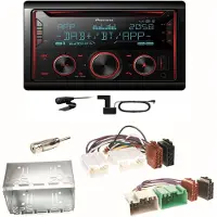 Pioneer FH-S820DAB DAB+ USB Bluetooth FLAC USB Einbauset für Volvo S40 V40 850