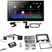 Pioneer DMH-A340DAB DAB+ Bluetooth Einbauset für Mercedes Sprinter W906 Crafter