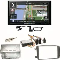 Pioneer AVIC-Z830DAB DAB+ USB Einbauset für Mercedes C-Klasse W203 CLK W208 W209