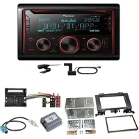 Pioneer FH-S820DAB DAB+ Bluetooth Einbauset für Mercedes Sprinter W906 Crafter