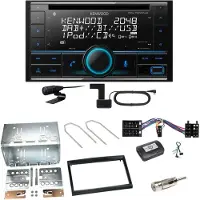 Kenwood DPX-7300DAB Bluetooth DAB CD USB Einbauset für Peugeot 307 Citroen C2 C3