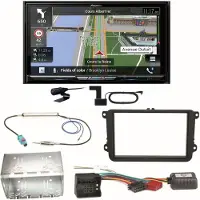 Pioneer AVIC-Z930DAB Navigation DAB+ Einbauset für Beetle Jetta Sharan Tiguan T5