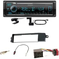 Kenwood KMM-BT508DAB Bluetooth Digitalradio USB Einbauset für BMW 3er E46