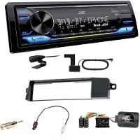 JVC KD-X472DBT Digitalradio Bluetooth USB MP3 AUX FLAC Einbauset für BMW 3er E46
