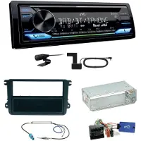 JVC KD-DB912BT Digitalradio USB CD Einbauset für Golf 5 6 Passat 3C CC B7 Touran