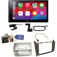Pioneer SPH-DA77DAB CarPlay Android Auto Einbauset für Mercedes G Klasse W463