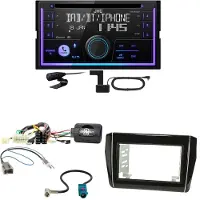 JVC KW-DB95BT Bluetooth Digitalradio Einbauset für Suzuki Swift AZ ab 2017