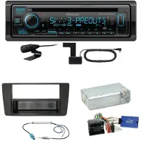 Kenwood KDC-BT960DAB Bluetooth DAB USB Einbauset für Skoda Yeti 5L Octavia 2