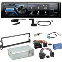 JVC KD-X561DBT Digitalradio Bluetooth USB Einbauset für MINI R50 R52 R53