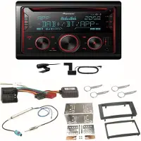 Pioneer FH-S820DAB DAB+ Bluetooth USB FLAC Einbauset für T5 2003-2015 Multivan