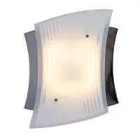 Esto Wandleuchte, Metall, Glas satiniert L 31,5 cm