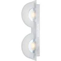 Globo Wandleuchte Wl Aluminium, Chrom, 2Xled 41717-2W