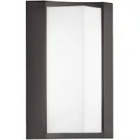 Etc-shop LED Wandleuchte, Alu, anthrazit, IP54, H 22 cm