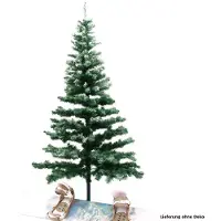 Omnitronic Künstlicher Tannenbaum Christbaum, beschneit, 180cm hoch, grün