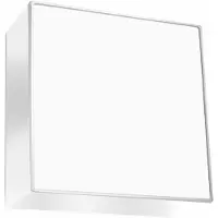 Etc-shop Wandleuchte, PVC, weiß, quadratisch, L 25 cm