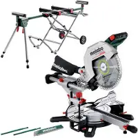 Metabo Akku Kappsäge KGS 18 LTX BL 305 + Untergestell KSU 251 Mobile