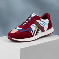 Lureaux Modern Mosaic Runner - - Schöne bunte Schuhe - Einzigartiger Druck - Herren