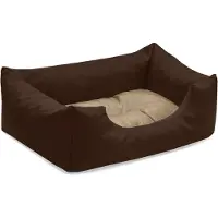 BedDog Hundebett MIMI, Hundesofa,Hundekissen,(S) ca. 55x40x17cm,MELANGE (braun/beige)