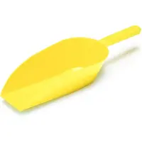 Garronda Futterschaufel ca. 500 g – ergonomische Schaufel für Futter, Granulat, Streu & Dünger – robuster Kunststoff – BPA-frei, leicht zu reinigen – GD-0153 Gelb