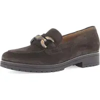 Gabor Loafer Damen Slipper in Braun, Größe 5.5