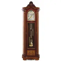 Casa Padrino Luxus Barock Standuhr Braun / Naturfarben H. 205 cm - Barock Möbel