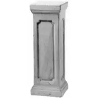 Casa Padrino Barock Deko Säule Grau 27 x 27 x H. 76 cm - Prunkvolle Beton Säule im Barockstil