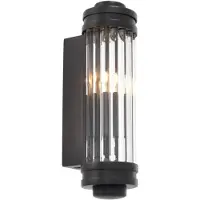 Casa Padrino Wandleuchte / Wandlampe Bronze 7 x 10 x H. 26 cm - Hotel & Restaurant Leuchte